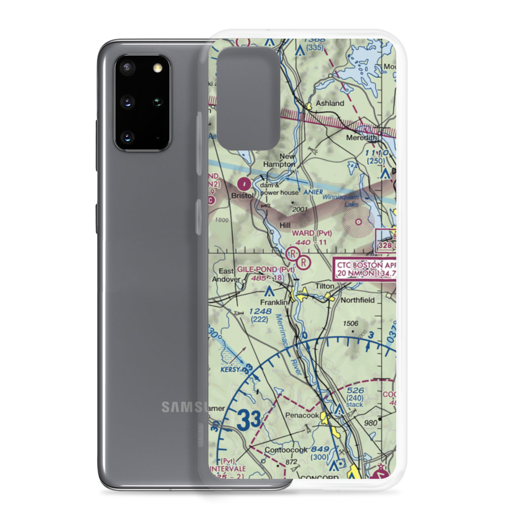 Ward Field (NH20) VFR Sectional Samsung Case Samsung Galaxy S20 Plus model shown