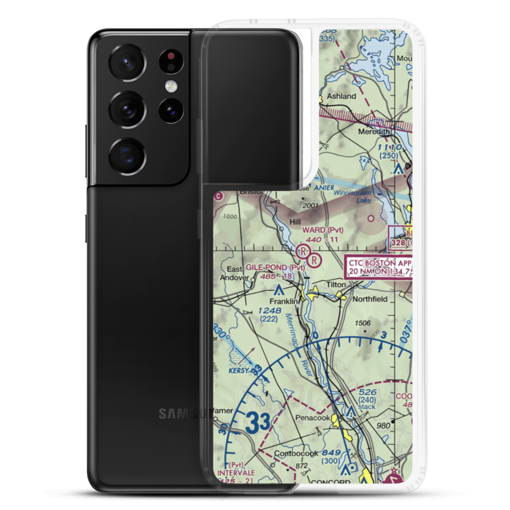 Ward Field (NH20) VFR Sectional Samsung Case Samsung Galaxy S21 Ultra model shown