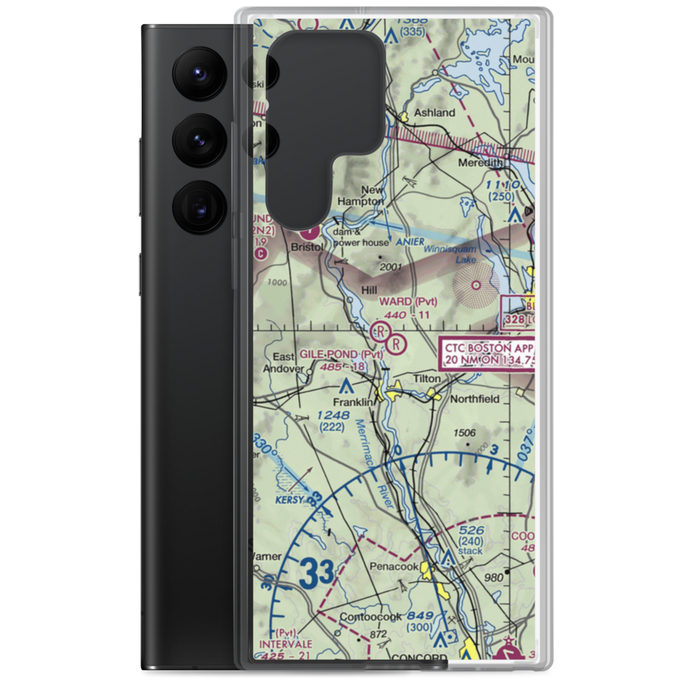 Ward Field (NH20) VFR Sectional Samsung Case Samsung Galaxy S22 Ultra model shown