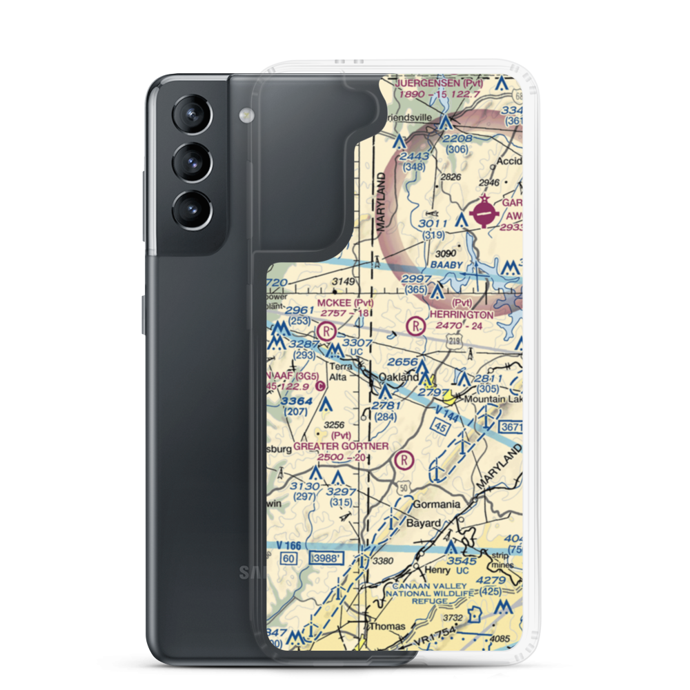 Ward's Airport (4MD2) VFR Sectional Samsung Case Samsung Galaxy S21 model shown