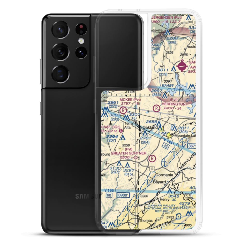 Ward's Airport (4MD2) VFR Sectional Samsung Case Samsung Galaxy S21 Ultra model shown