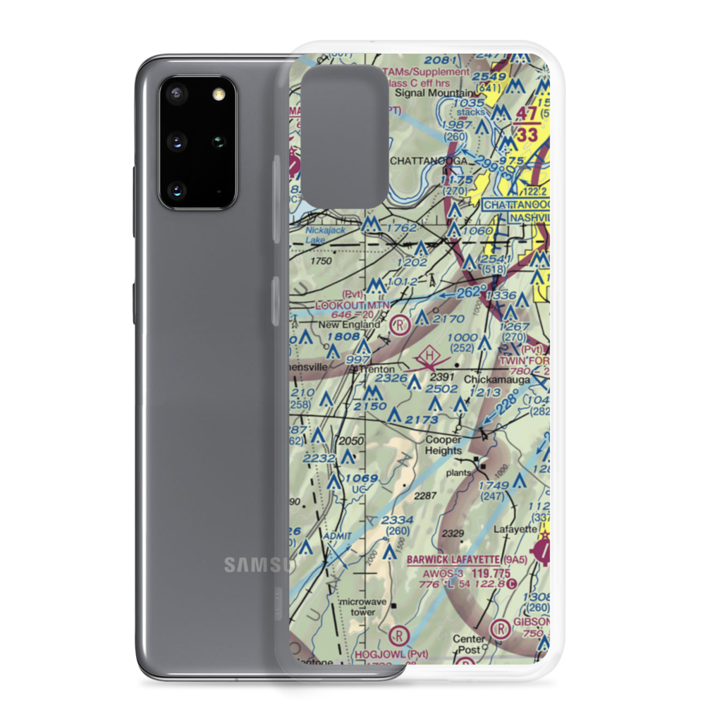 Warren Field (3GA3) VFR Sectional Samsung Case Samsung Galaxy S20 Plus model shown