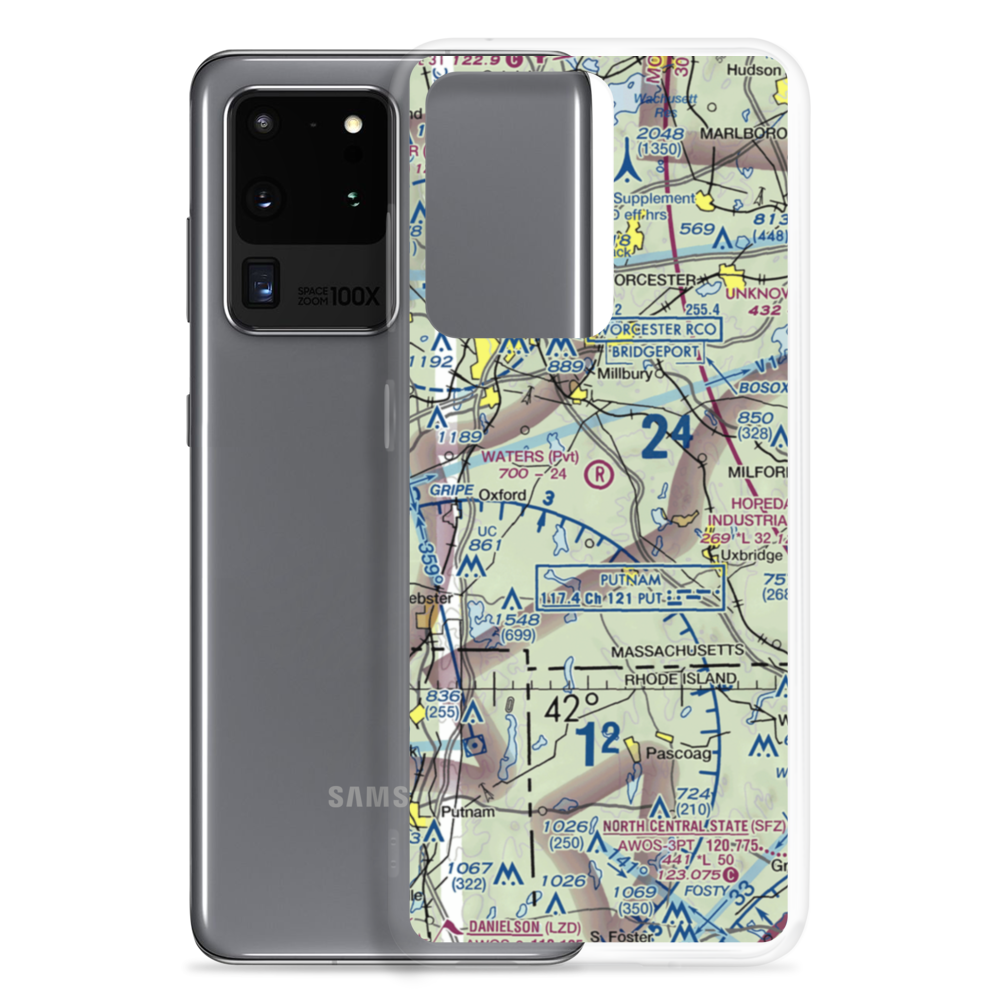 Waters Airport (MA97) VFR Sectional Samsung Case Samsung Galaxy S20 Ultra model shown