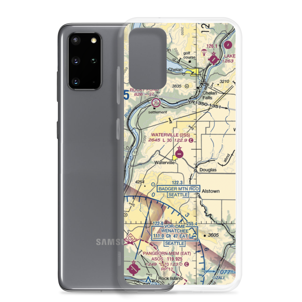 Waterville Airport (2S5) VFR Sectional Samsung Case Samsung Galaxy S20 Plus model shown