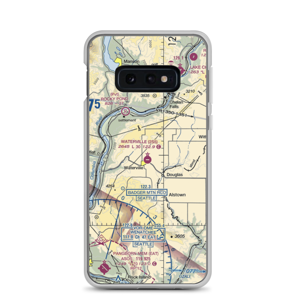 Waterville Airport (2S5) VFR Sectional Samsung Case Samsung Galaxy S10e model shown