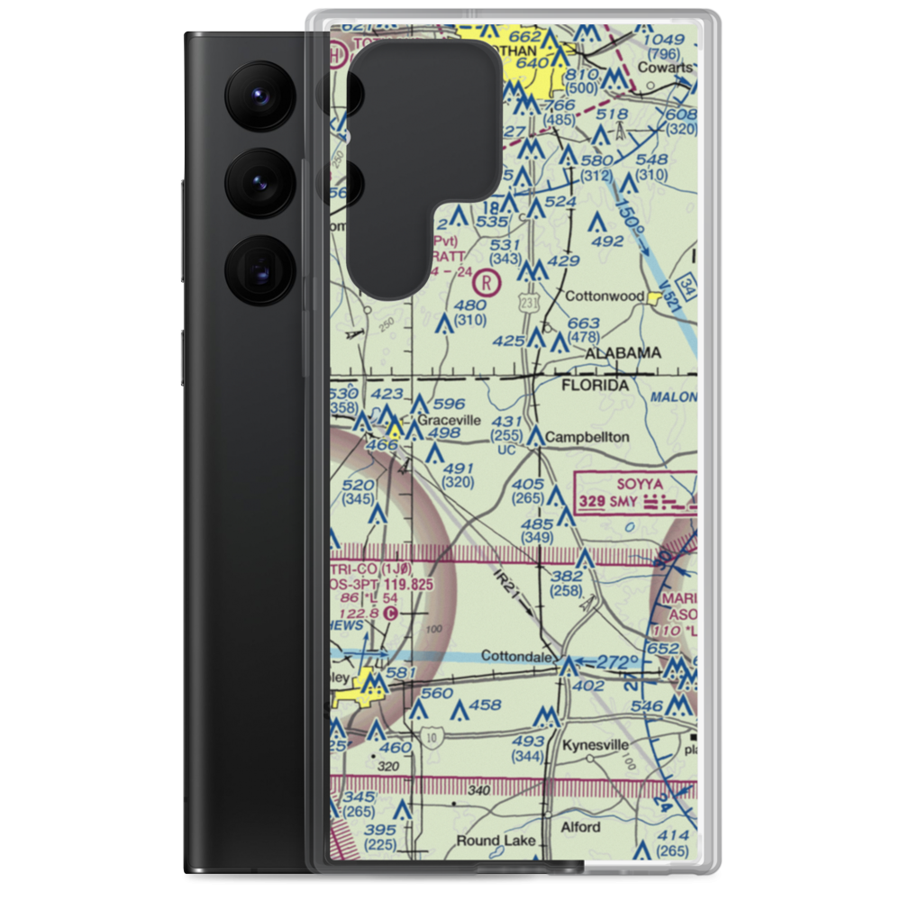 Watson Airport (US-0234) VFR Sectional Samsung Case Samsung Galaxy S22 Ultra model shown
