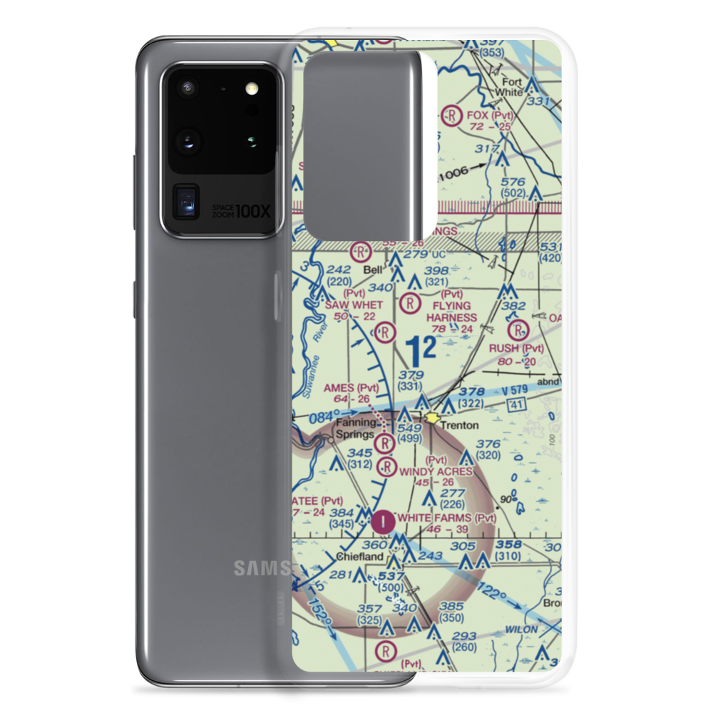 Watson Flight Strip (FL33) VFR Sectional Samsung Case Samsung Galaxy S20 Ultra model shown