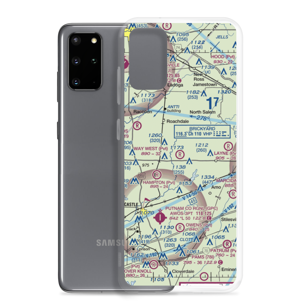 Way West Airport (50II) VFR Sectional Samsung Case Samsung Galaxy S20 Plus model shown
