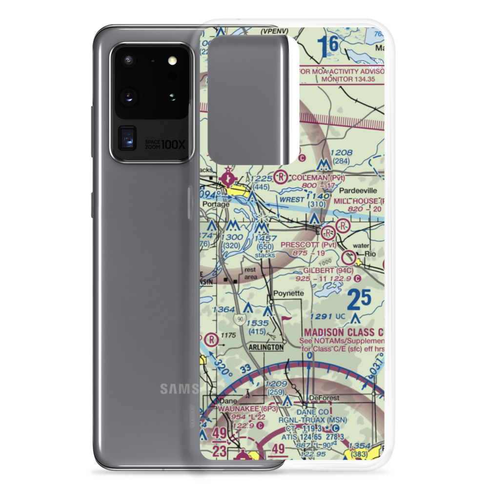 Weatherbee Field (7WI6) VFR Sectional Samsung Case Samsung Galaxy S20 Ultra model shown