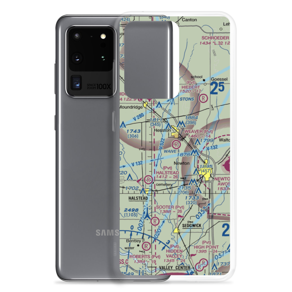 Weaver Ranch Airport (53KS) VFR Sectional Samsung Case Samsung Galaxy S20 Ultra model shown