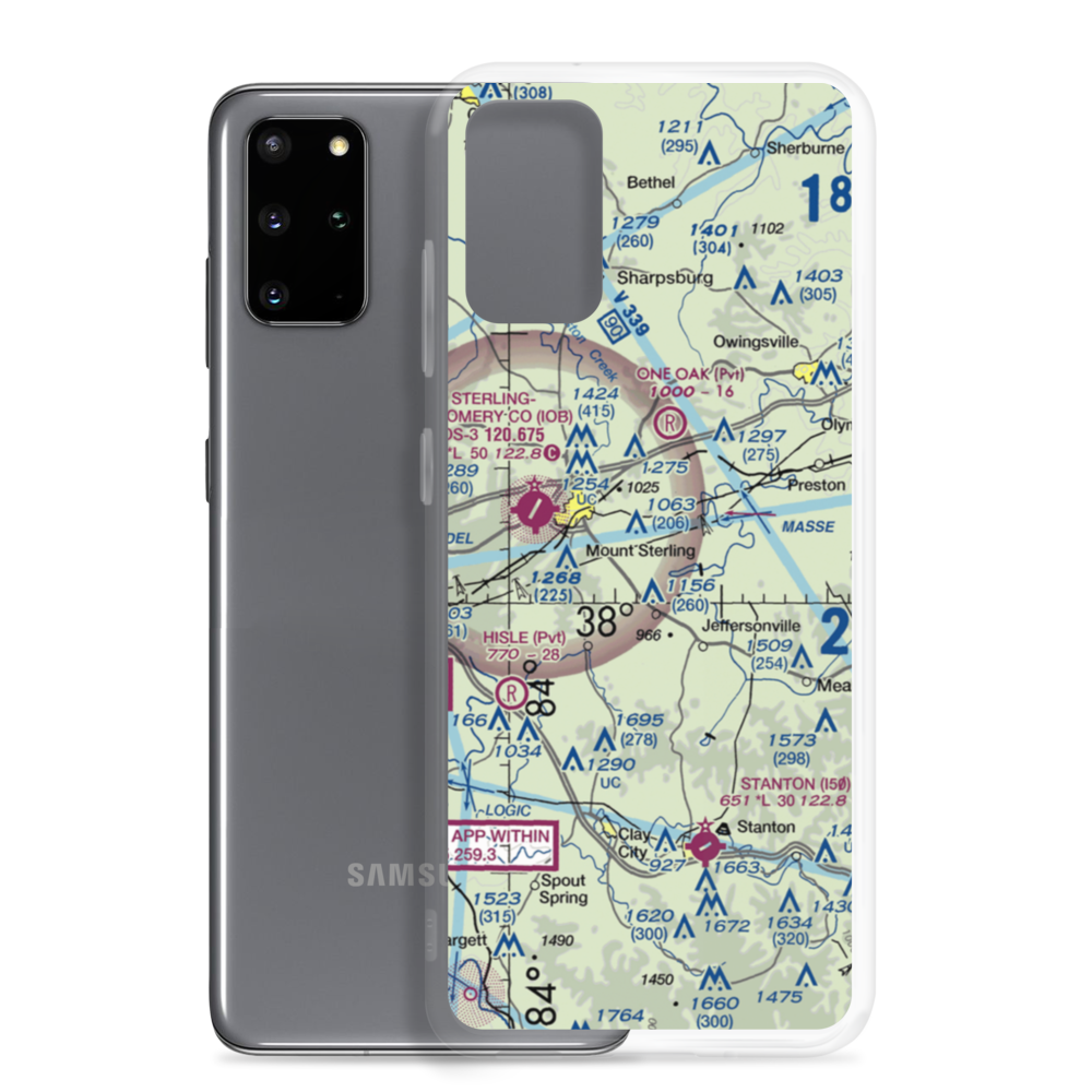 Weavers Run Airport (4KY5) VFR Sectional Samsung Case Samsung Galaxy S20 Plus model shown