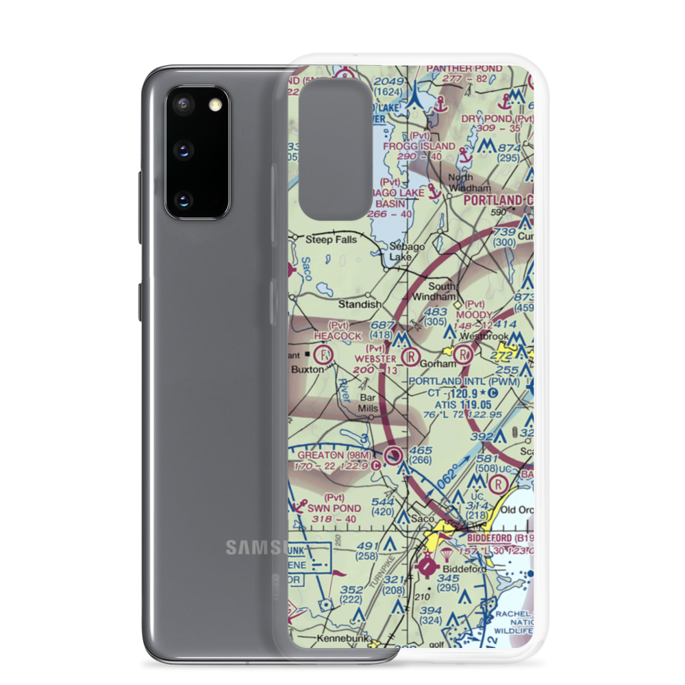 Webster Field (ME91) VFR Sectional Samsung Case Samsung Galaxy S20 model shown