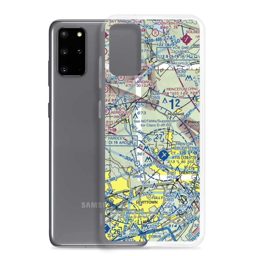 Weidel/Private/ Airport (2NJ3) VFR Sectional Samsung Case Samsung Galaxy S20 Plus model shown
