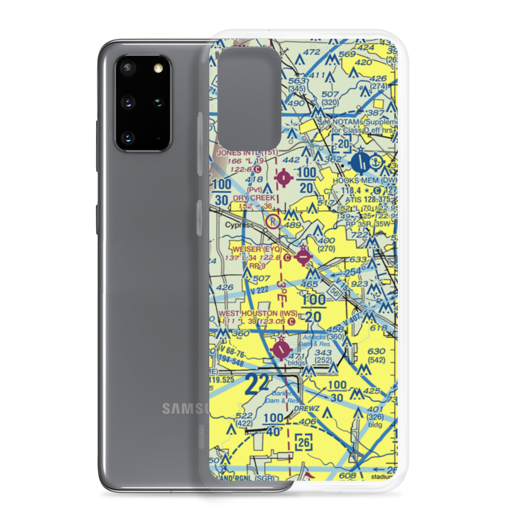 Weiser Air Park (EYQ) VFR Sectional Samsung Case Samsung Galaxy S20 Plus model shown