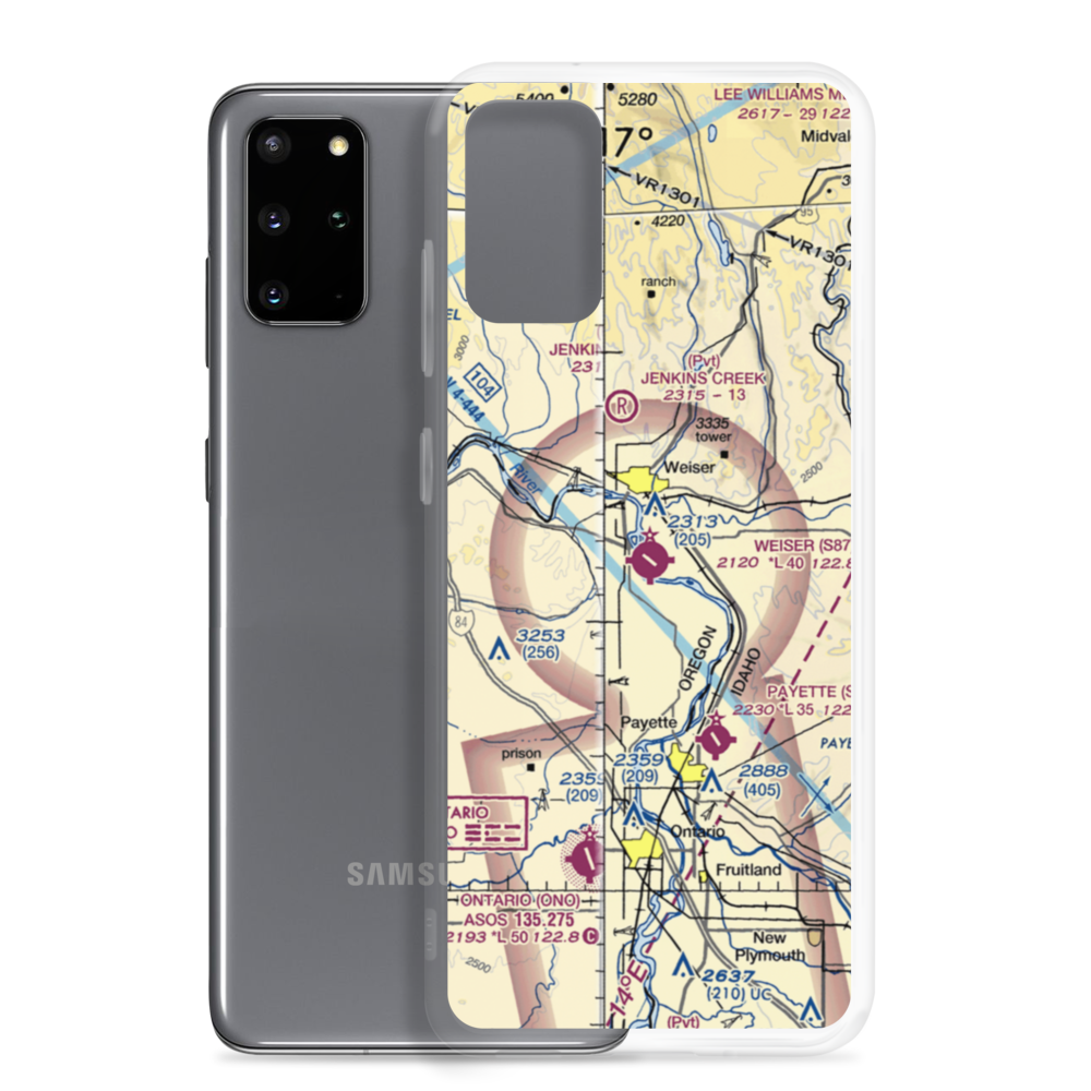 Weiser Municipal Airport (S87) VFR Sectional Samsung Case Samsung Galaxy S20 Plus model shown