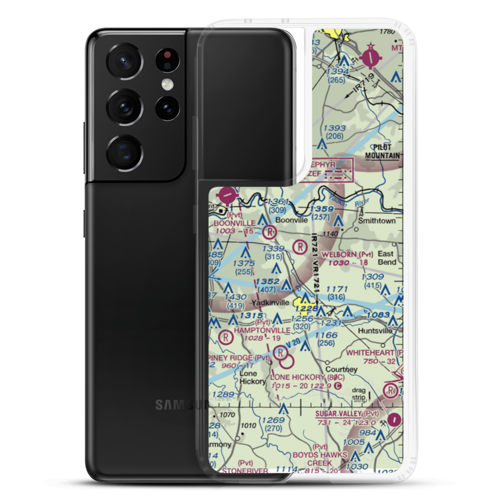 Welborn Farm Airport (3NC1) VFR Sectional Samsung Case Samsung Galaxy S21 Ultra model shown