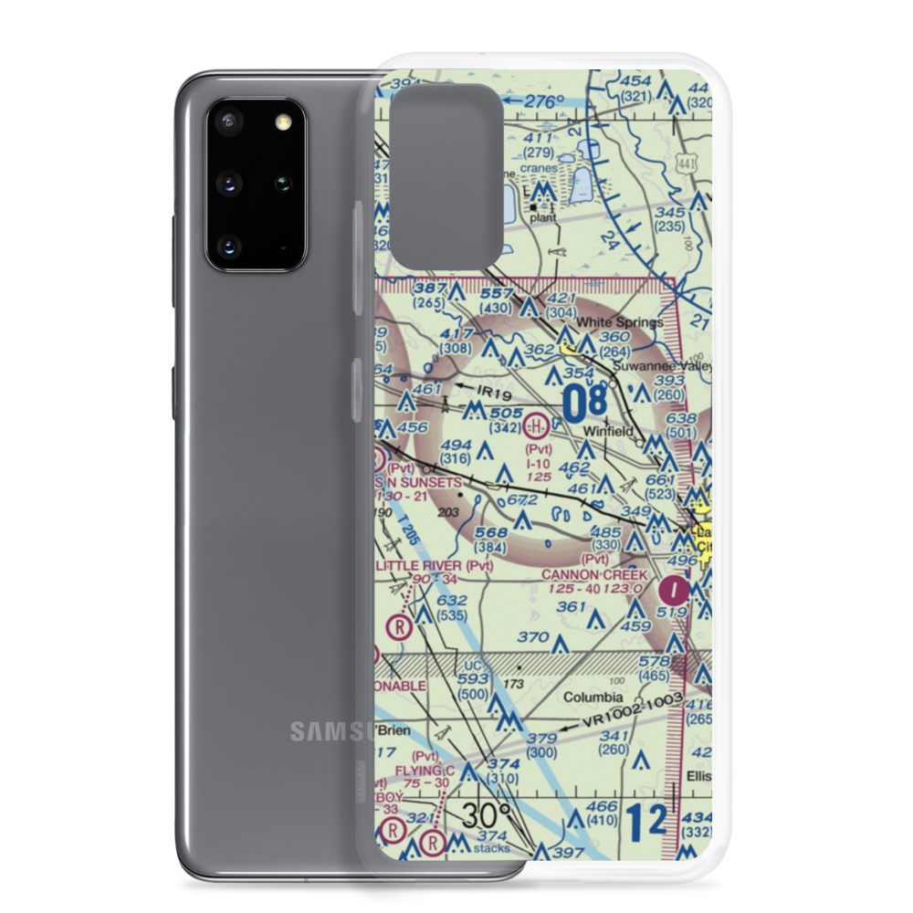 Wellborn STOLport (7FL2) VFR Sectional Samsung Case Samsung Galaxy S20 Plus model shown
