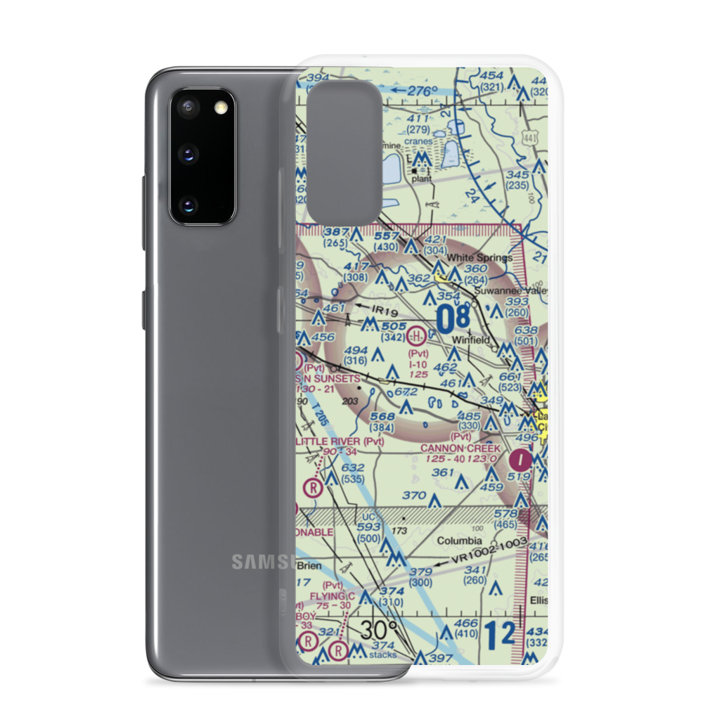 Wellborn STOLport (7FL2) VFR Sectional Samsung Case Samsung Galaxy S20 model shown