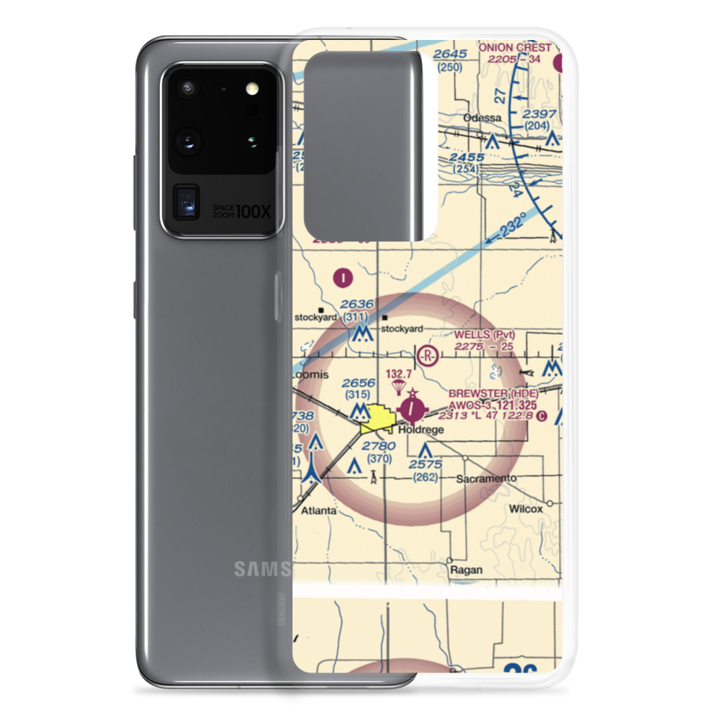 Wells Airport (3NE3) VFR Sectional Samsung Case Samsung Galaxy S20 Ultra model shown