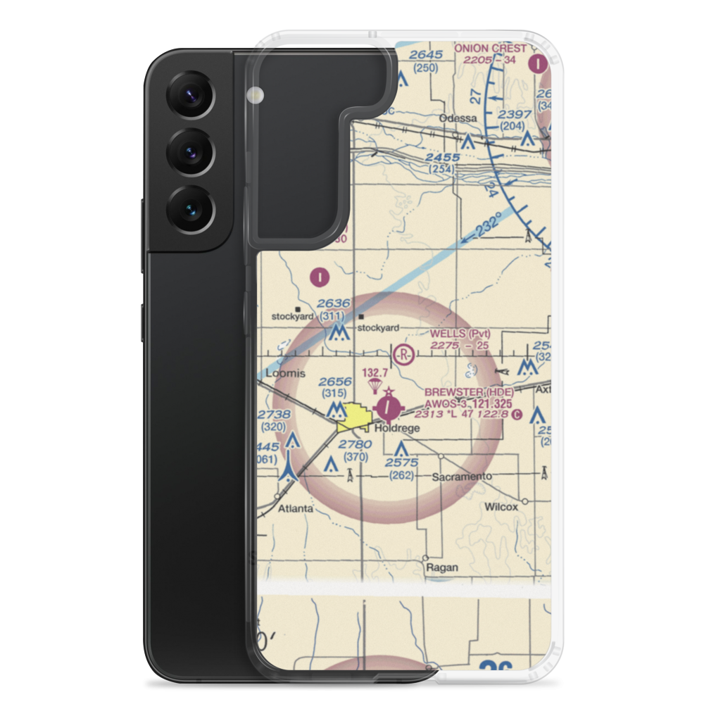 Wells Airport (3NE3) VFR Sectional Samsung Case Samsung Galaxy S22 Plus model shown