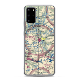 Wellsville Municipal Arpt,Tarantine Field (ELZ) VFR Sectional Samsung Case