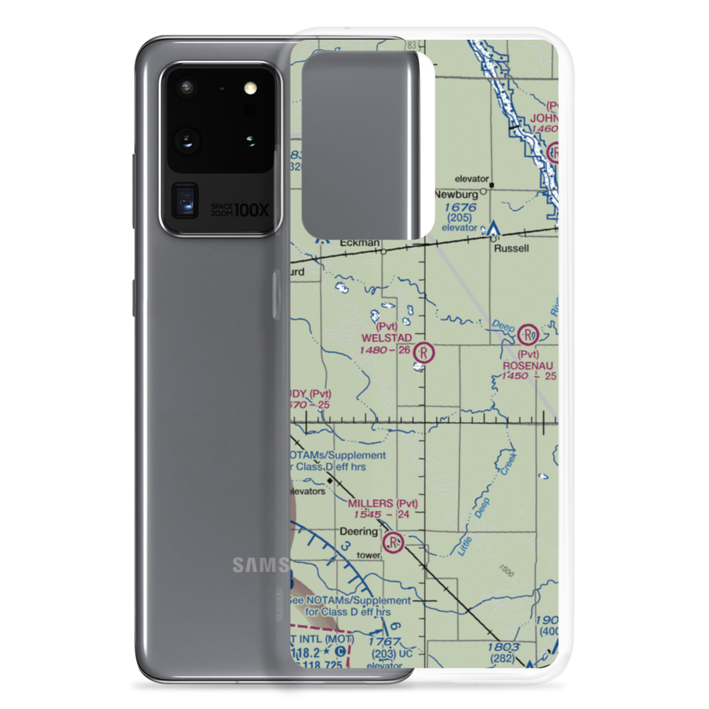 Welstad Farms Airstrip (NA73) VFR Sectional Samsung Case Samsung Galaxy S20 Ultra model shown