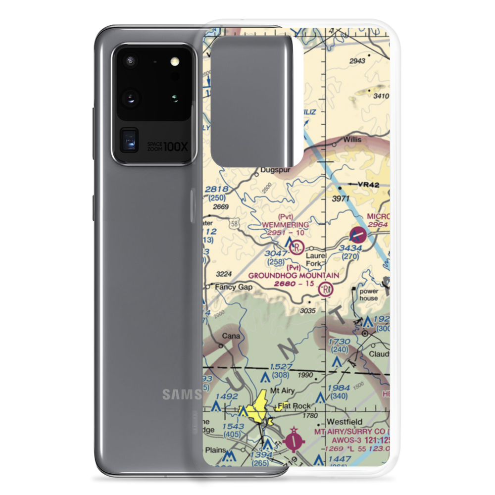 Wemmering Airport (57VA) VFR Sectional Samsung Case Samsung Galaxy S20 Ultra model shown