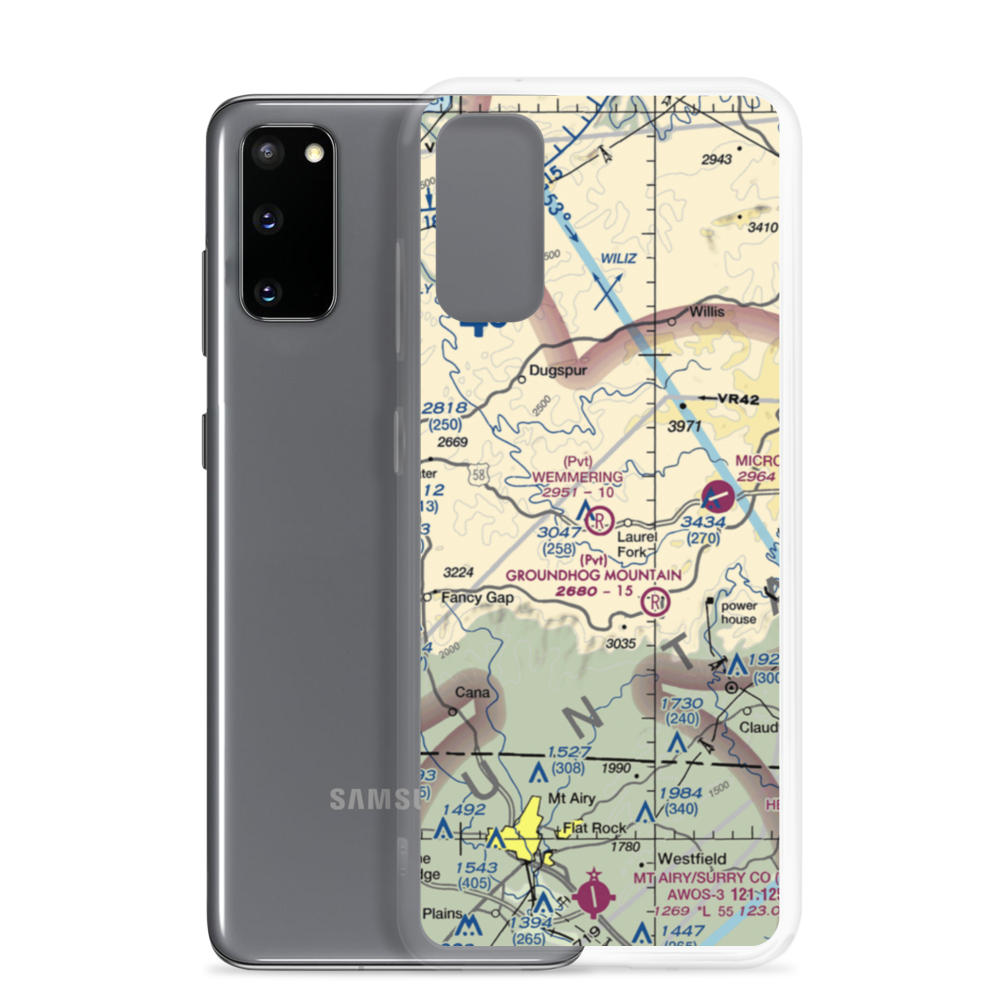 Wemmering Airport (57VA) VFR Sectional Samsung Case Samsung Galaxy S20 model shown