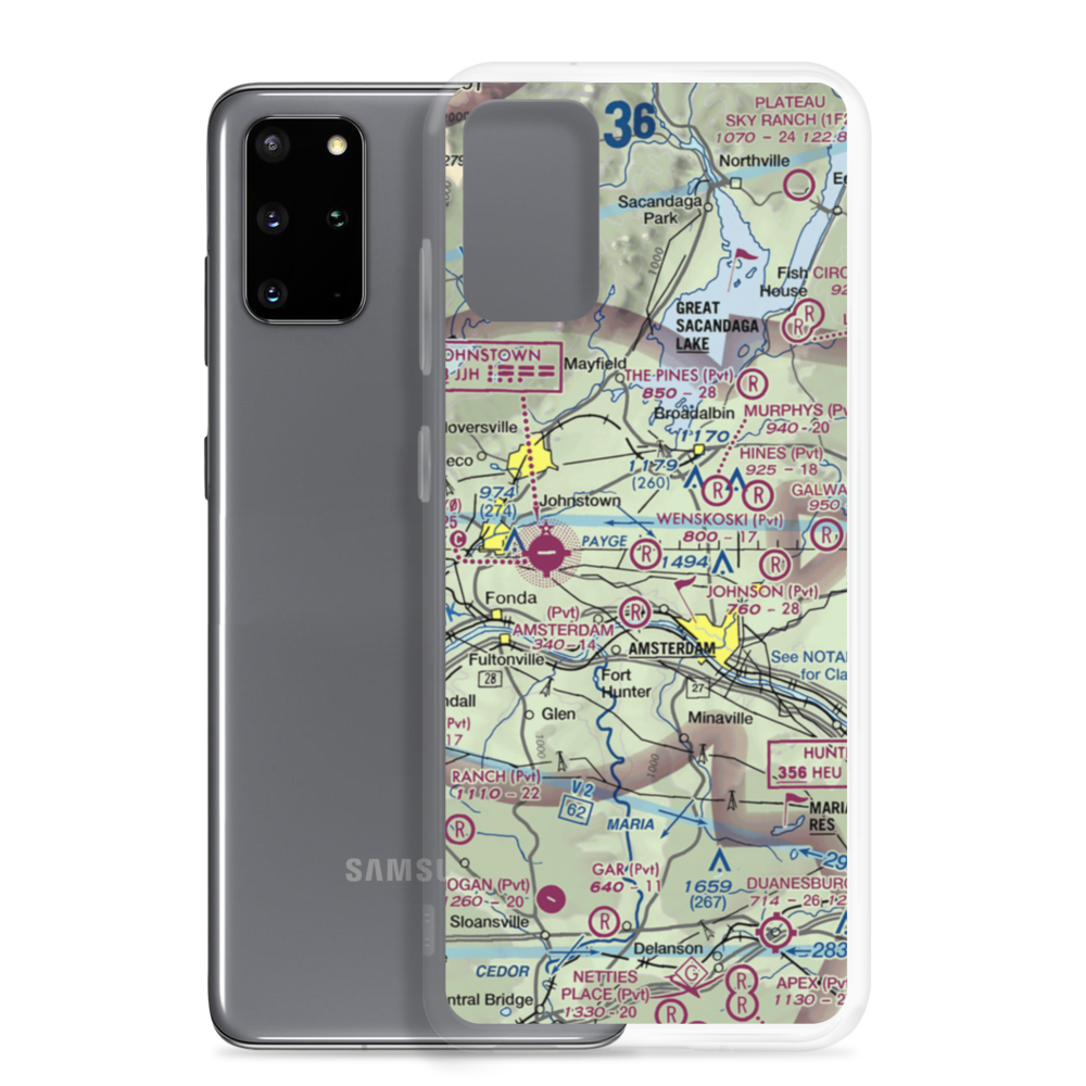 Wenskoski Field (0NY8) VFR Sectional Samsung Case Samsung Galaxy S20 Plus model shown