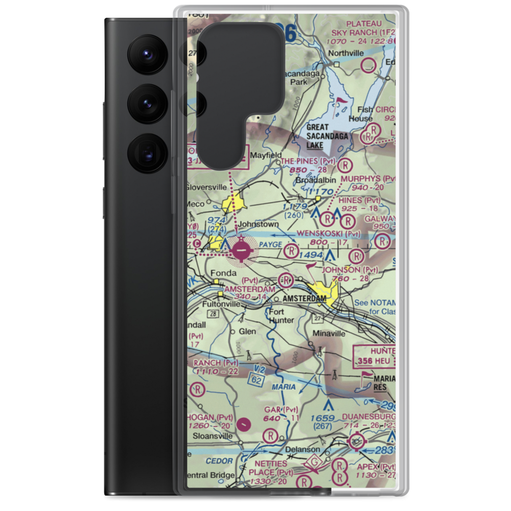 Wenskoski Field (0NY8) VFR Sectional Samsung Case Samsung Galaxy S22 Ultra model shown