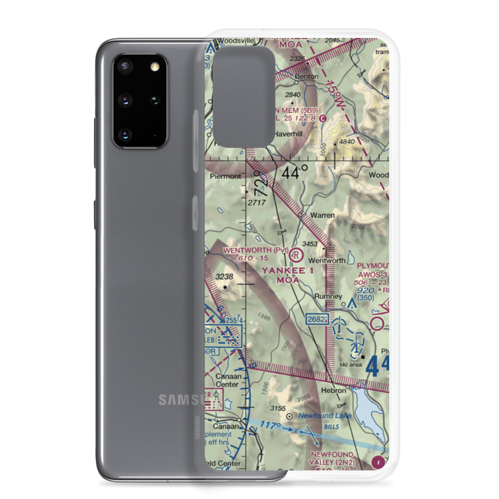 Wentworth Aerodrome Airport (NH96) VFR Sectional Samsung Case Samsung Galaxy S20 Plus model shown