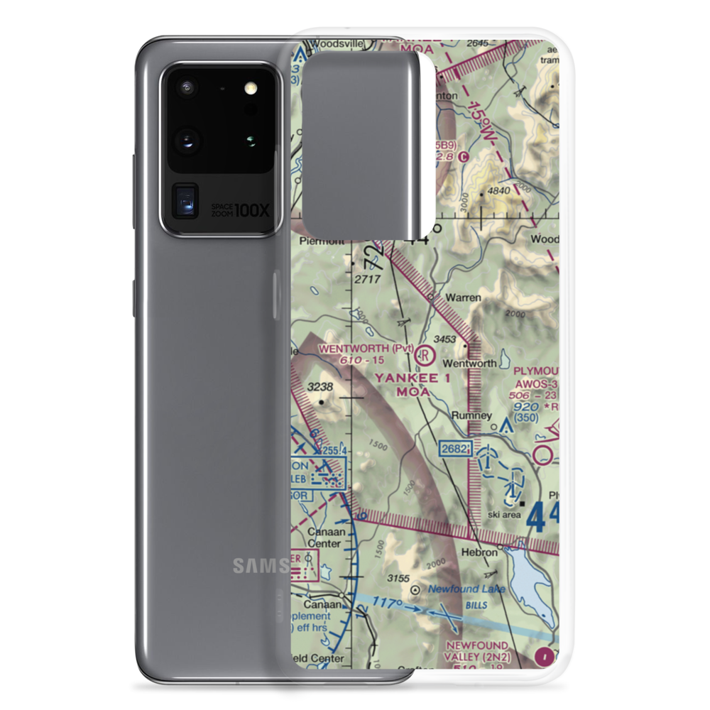 Wentworth Aerodrome Airport (NH96) VFR Sectional Samsung Case Samsung Galaxy S20 Ultra model shown