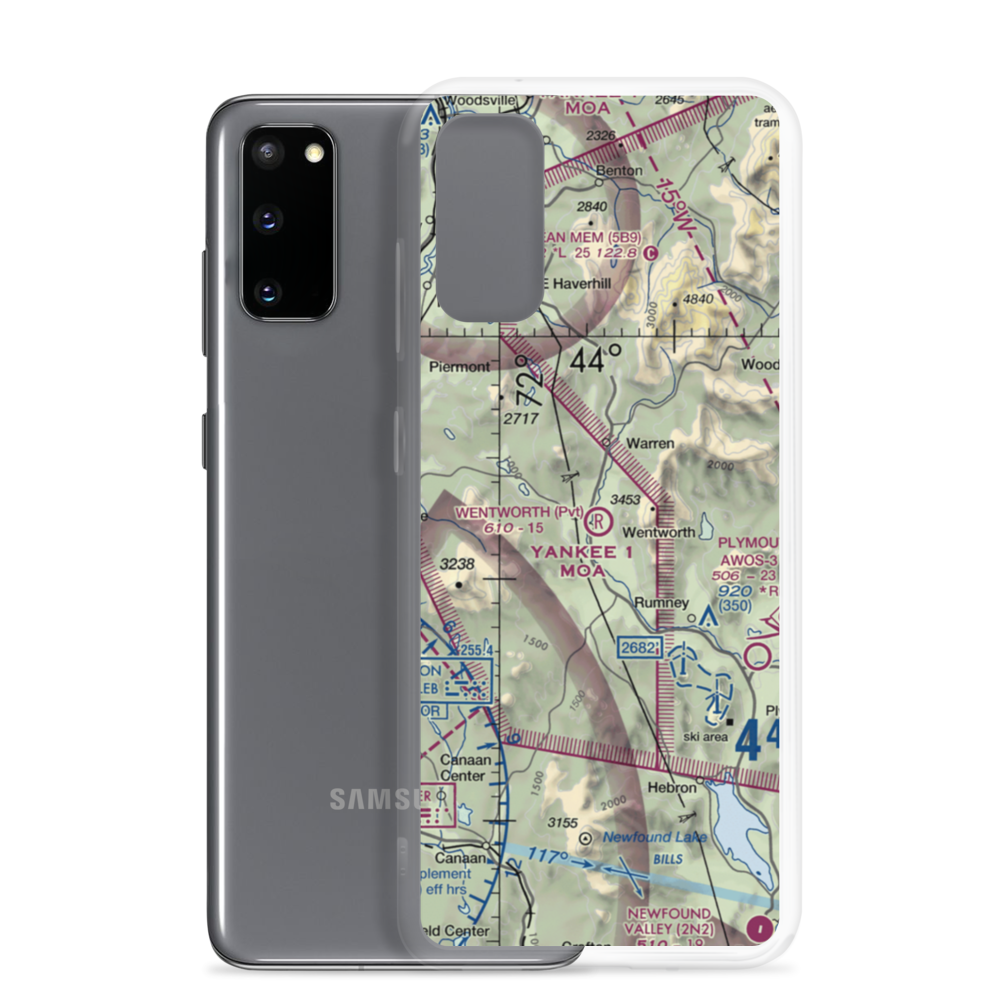 Wentworth Aerodrome Airport (NH96) VFR Sectional Samsung Case Samsung Galaxy S20 model shown