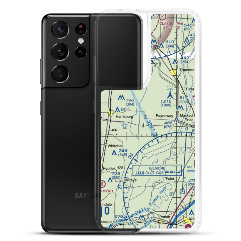 Weona (WEON) VFR Sectional Samsung Case Samsung Galaxy S21 Ultra model shown