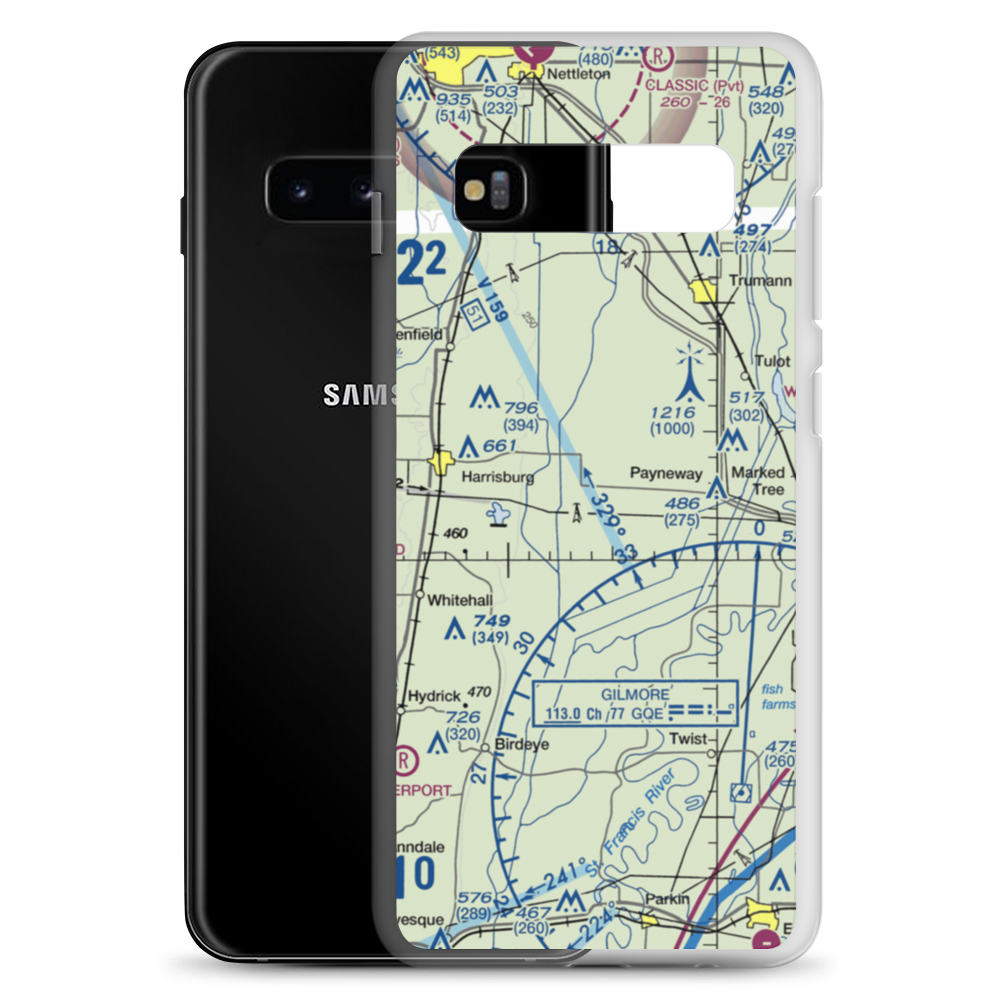 Weona (WEON) VFR Sectional Samsung Case Samsung Galaxy S10+ model shown