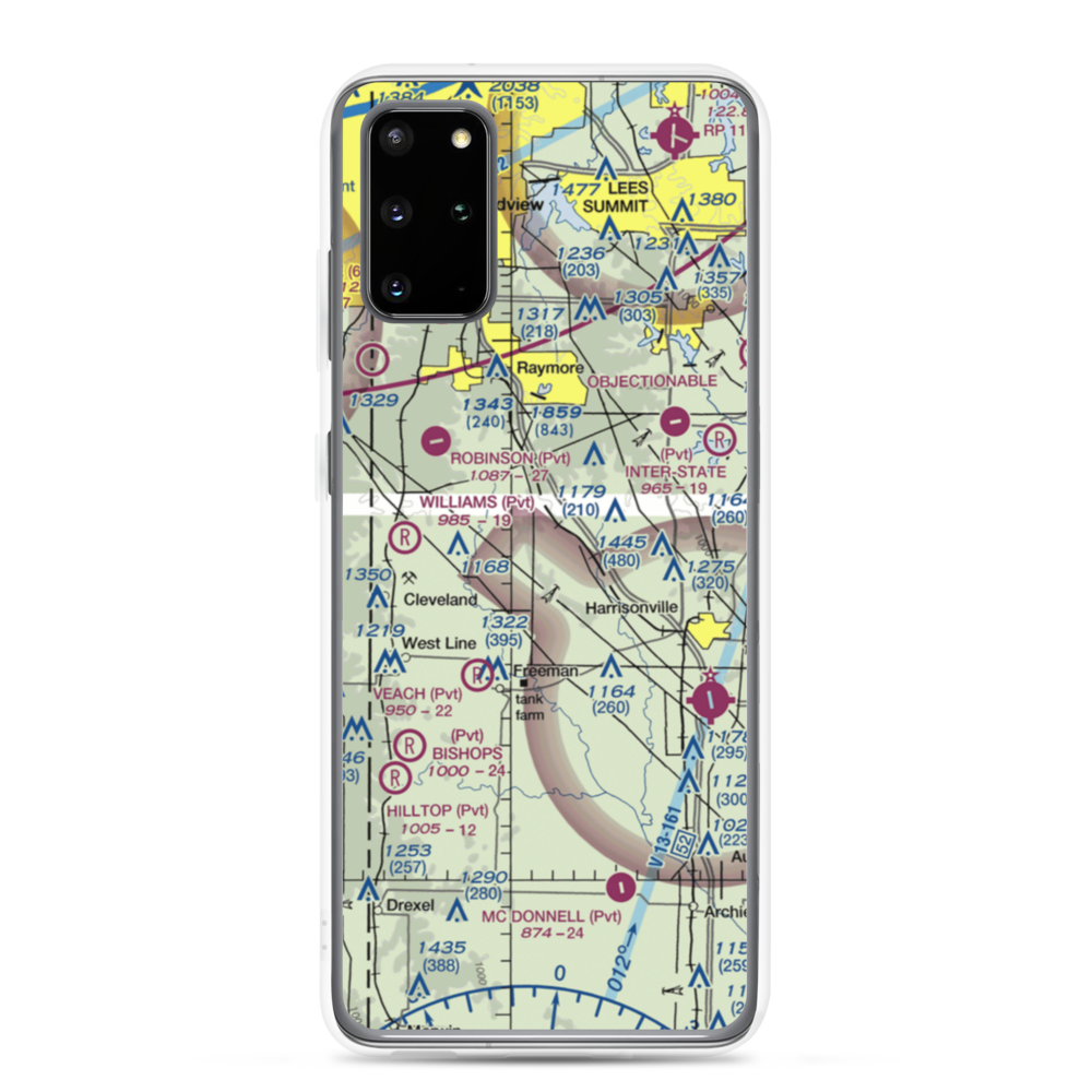 West Aero Ranch Airport (6MO9) VFR Sectional Samsung Case Samsung Galaxy S20 Plus model shown