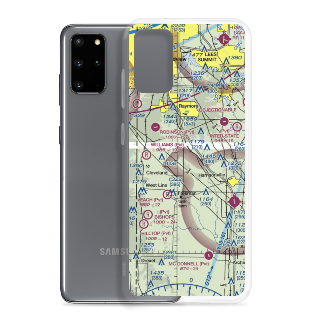 West Aero Ranch Airport (6MO9) VFR Sectional Samsung Case Samsung Galaxy S20 Plus model shown