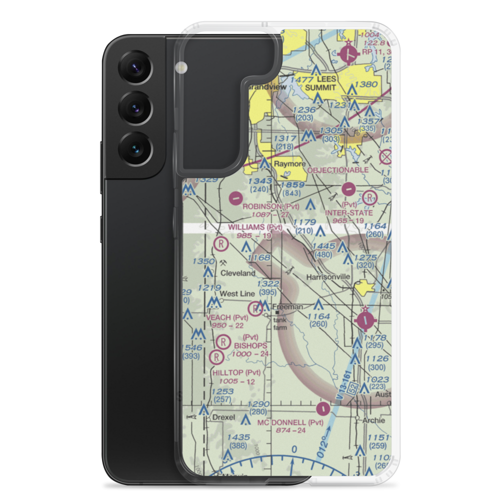 West Aero Ranch Airport (6MO9) VFR Sectional Samsung Case Samsung Galaxy S22 Plus model shown