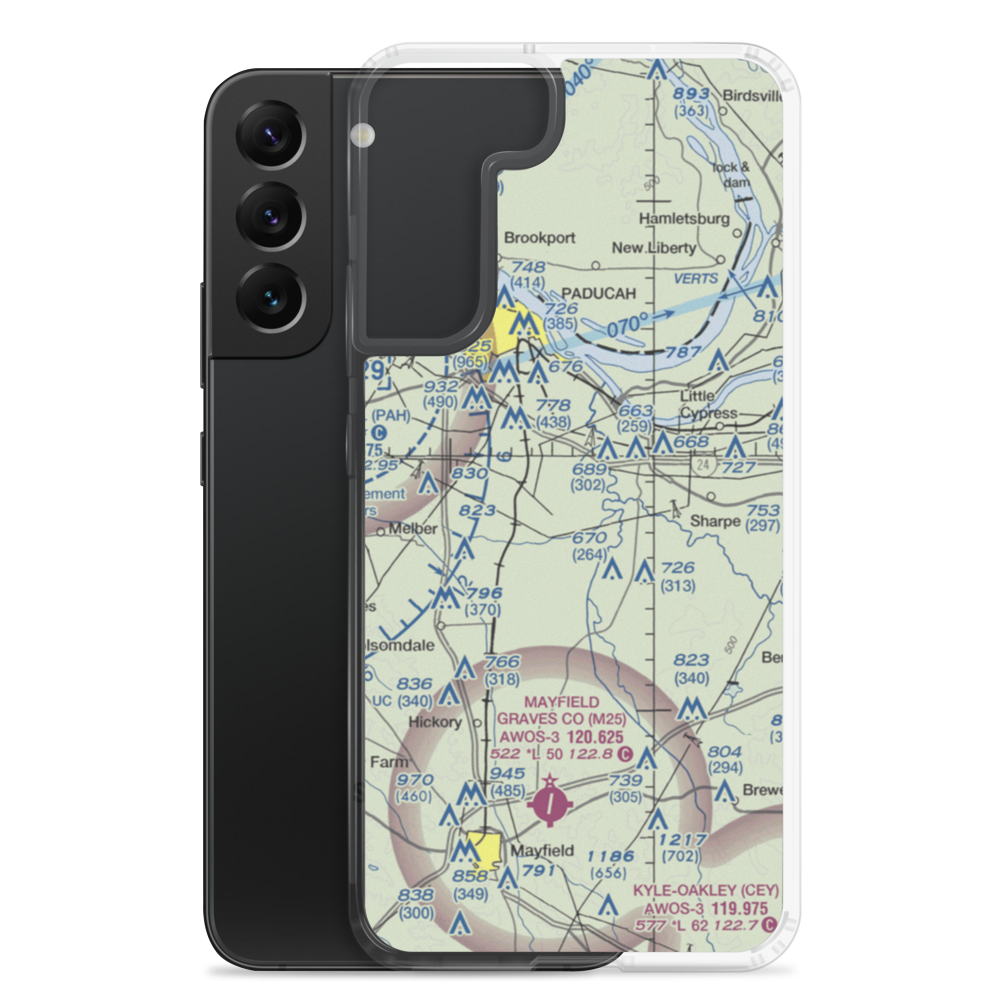 West Kentucky Airpark (5KY3) VFR Sectional Samsung Case Samsung Galaxy S22 Plus model shown