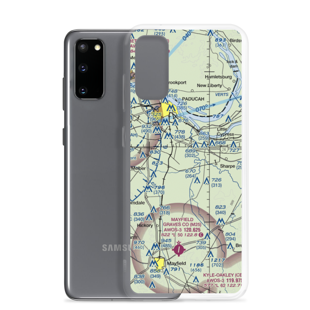West Kentucky Airpark (5KY3) VFR Sectional Samsung Case Samsung Galaxy S20 model shown