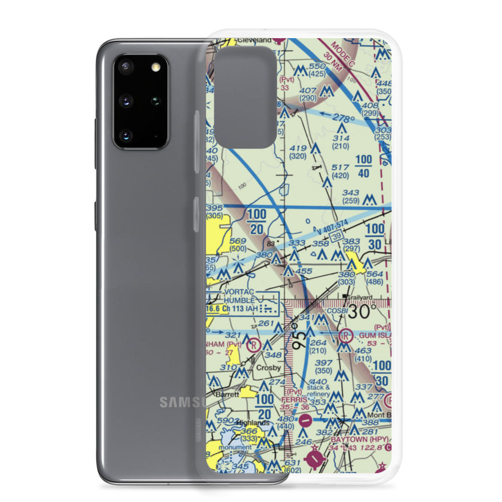 West Liberty Airport (TS35) VFR Sectional Samsung Case Samsung Galaxy S20 Plus model shown