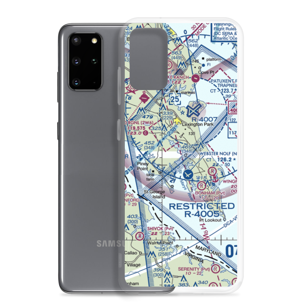 West St Mary's Airport (3MD6) VFR Sectional Samsung Case Samsung Galaxy S20 Plus model shown