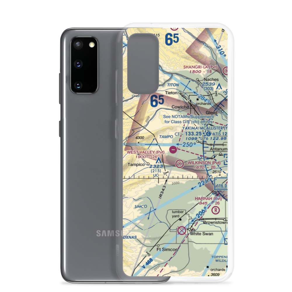 West Valley Airport (48WA) VFR Sectional Samsung Case Samsung Galaxy S20 model shown