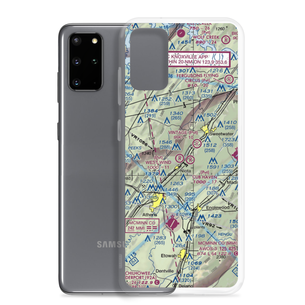 West Wind Airpark (TN64) VFR Sectional Samsung Case Samsung Galaxy S20 Plus model shown