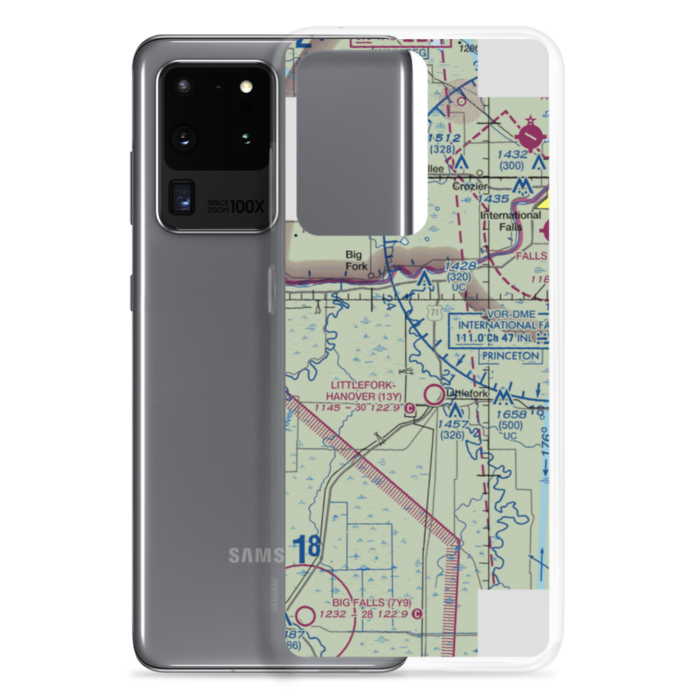 West Wind Airport (MN23) VFR Sectional Samsung Case Samsung Galaxy S20 Ultra model shown