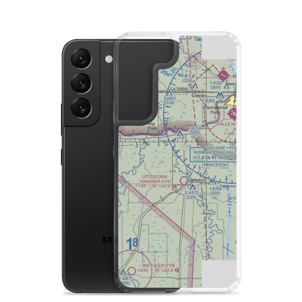 West Wind Airport (MN23) VFR Sectional Samsung Case Samsung Galaxy S22 model shown
