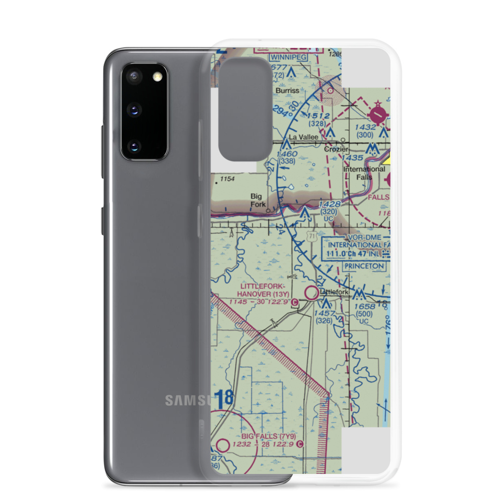 West Wind Airport (MN23) VFR Sectional Samsung Case Samsung Galaxy S20 model shown