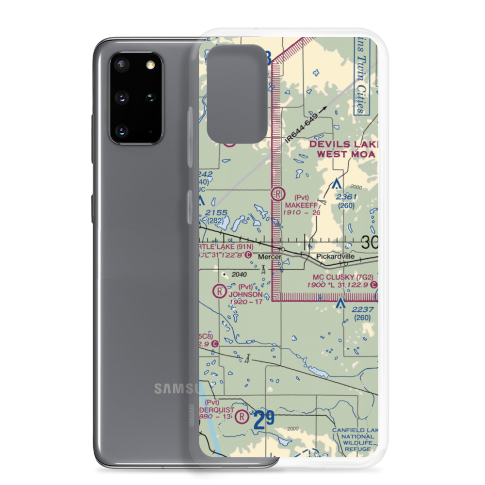 Westerlind Airport (2ND1) VFR Sectional Samsung Case Samsung Galaxy S20 Plus model shown
