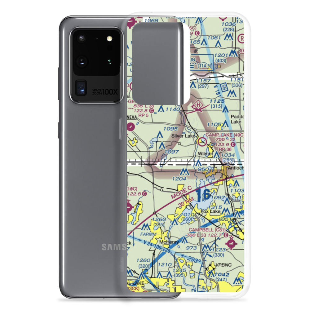 Westosha Airport (5K6) VFR Sectional Samsung Case Samsung Galaxy S20 Ultra model shown