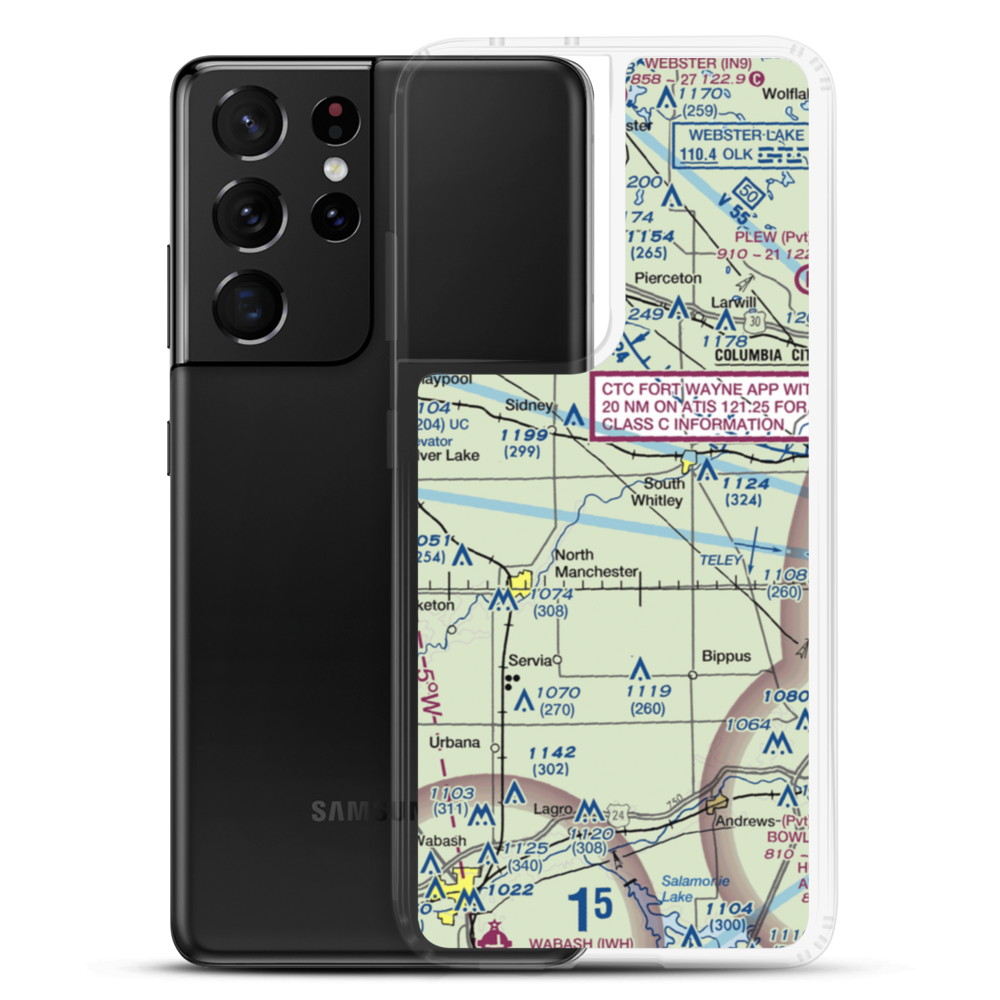 Westrick Airport (47II) VFR Sectional Samsung Case Samsung Galaxy S21 Ultra model shown